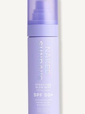 Naked Sundays Hydrating Glow Mist SPF 50+ — NIB